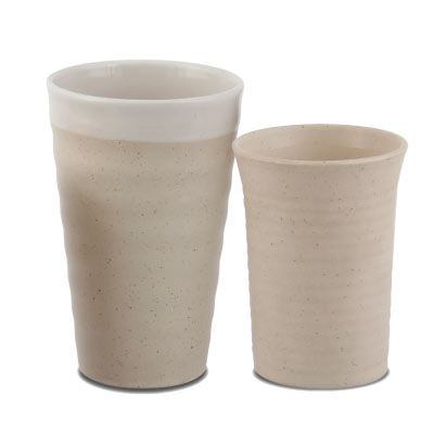 Unique Matt Finish Handless Ceramic Coffee Mug - GC1114