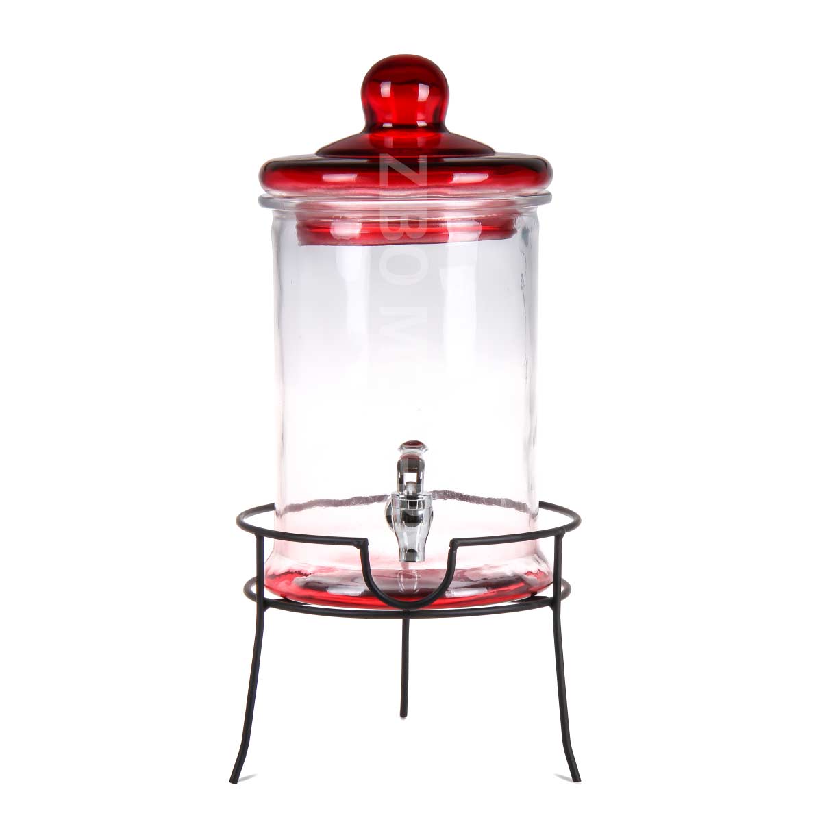 1.3 Gallon Glass Classic Smooth Beverage Drink Dispenser - GB1034