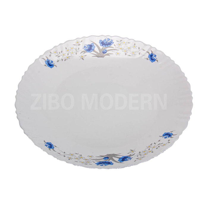 White Glass Dinner Plates - Nice Glass Dishware For Your Kitchen