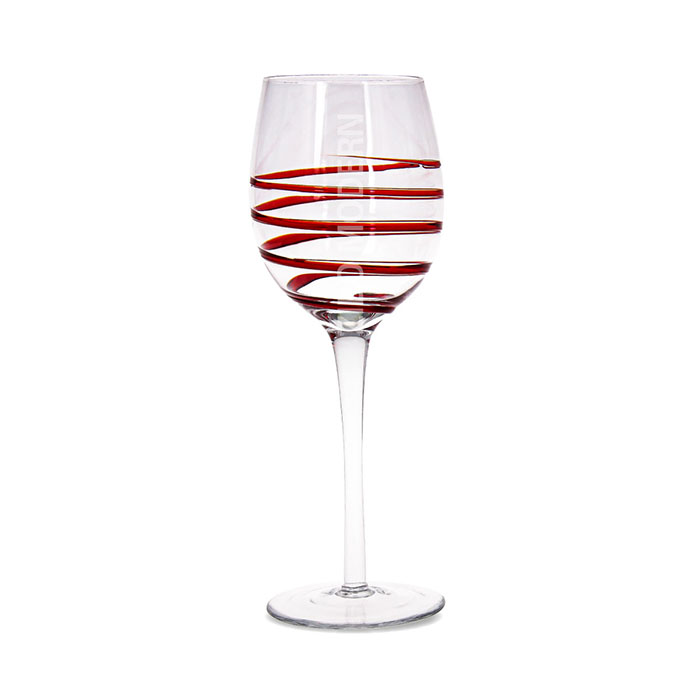 12oz Multi colored Stemware Wine Glasses For Lady