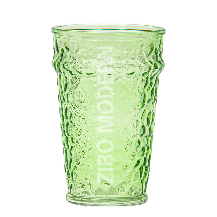 210Z Colorful Big Glass Beverage Drinking Tumblers