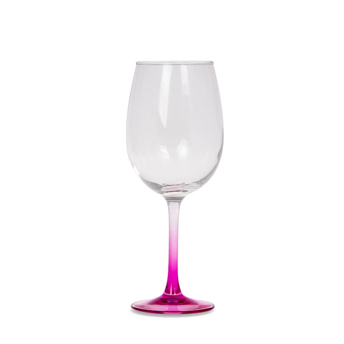 16oz Multi Colored Stemware Wine Glasses Stemmed Goblet