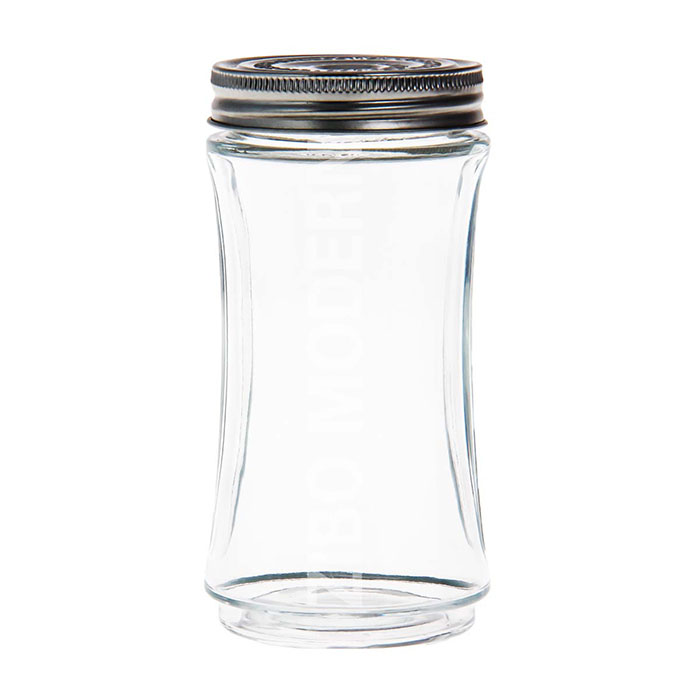 Mason Jar Storage Glass jam-Jars With Metal Lid