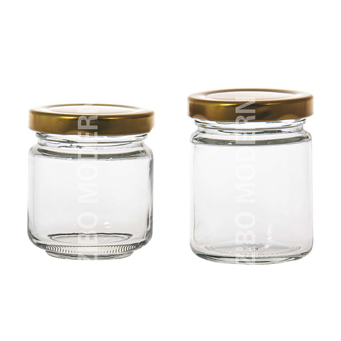 Mini Mason Jar Glass Jam-jars With Metal Lid