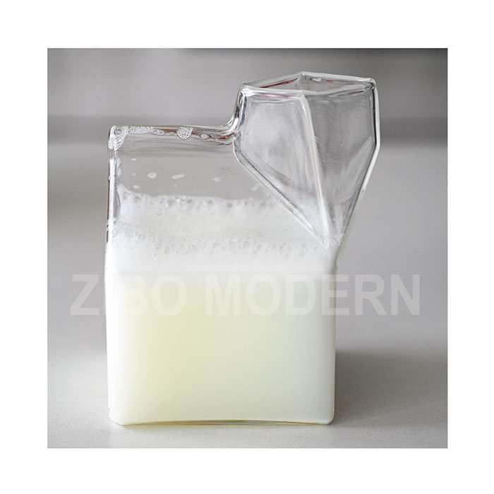 280ml / 9 Oz Hand Blow Unique Borosilicate Glass Coffee Milk Cream Syrup Pitcher