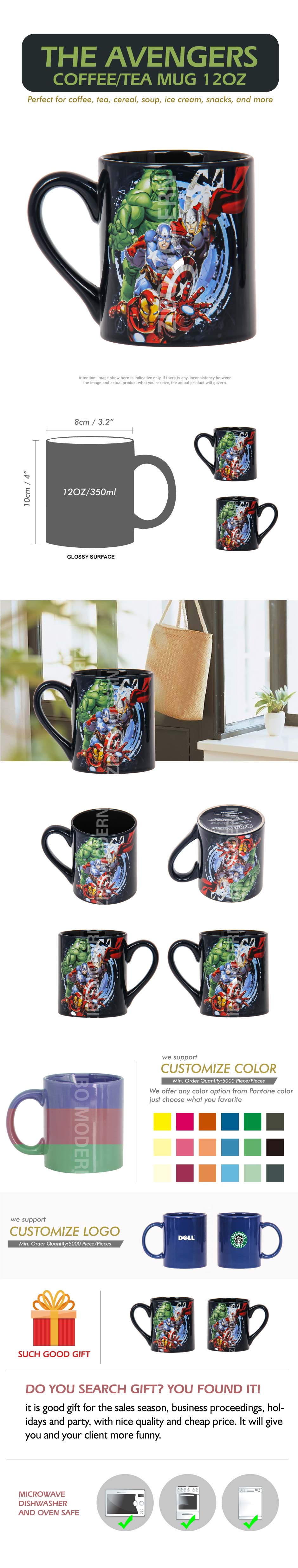 Perfect for coffee, tea, cereal, soup, ice cream, snacks, and more Perfect for coffee, tea, cereal, soup, ice cream, snacks, and more Pocerlain mugs cups drinkware chocolate milk tea mugs